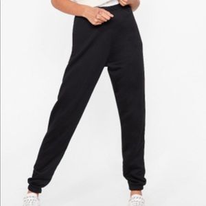 Nasty Gal Jog the Limelight Stretch Joggers